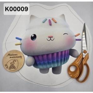 Panel KSZTAŁTKA velvet - ŁAKOTEK KOCI DOMEK GABI K00009
