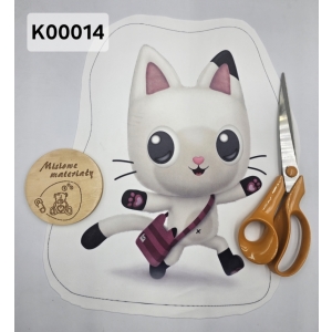 Panel KSZTAŁTKA velvet - KOCI DOMEK GABI - PANDUS K00014