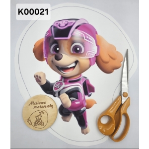 Panel KSZTAŁTKA velvet - PSI PATROL - SKY KOSMOPIESKI K00021