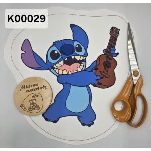 Panel KSZTAŁTKA velvet - STITCH Z GITARĄ K00029