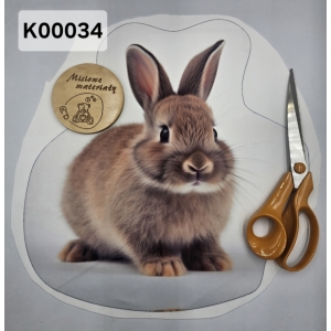 Panel KSZTAŁTKA velvet - KROLICZEK K00034