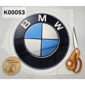 Panel KSZTAŁTKA velvet - LOGO MARKI AUT BMW  K00053