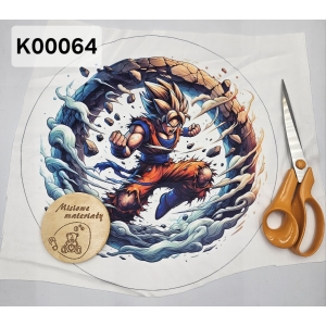 Panel KSZTAŁTKA velvet - OKRĄGŁA DRAGON BALL MOC K00064
