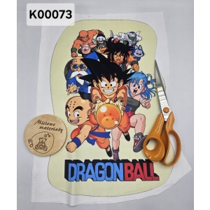 Panel KSZTAŁTKA velvet - DRAGON BALL JASNO-ŻÓŁTY K00073