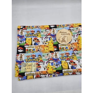 #767 Softshell drukowany- POKEMONY KOMIX 1.5M