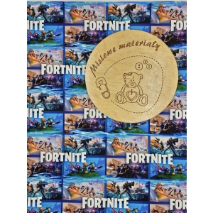 Dresówka pętelka nadruk cyfrowy - FORTNITE KOMIKS