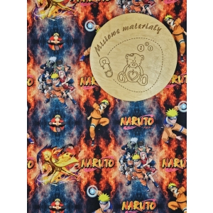 Dresówka pętelka nadruk cyfrowy - NARUTO
