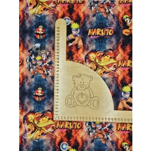 Dresówka pętelka nadruk cyfrowy - NARUTO