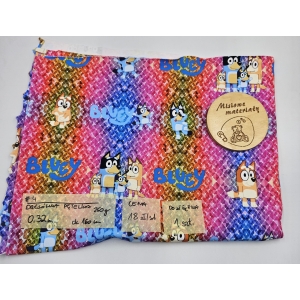 Dresówka pętelka nadruk cyfrowy - BLUEY TECZOWY  0,32 MB #4