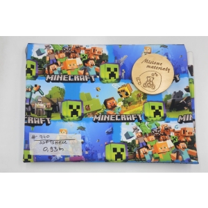#740 Softshell drukowany - MINECRAFT WODNY SWIAT0,93M