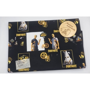 #760 Softshell drukowany - FORTNITE NA CZARNYM 1,5M