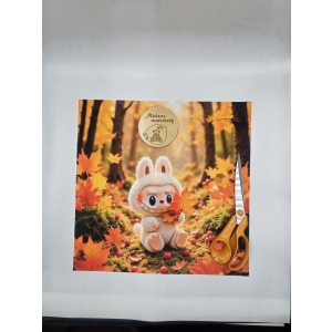 DOSTEPNE Panel VELVET 40CMx40CM - LABUBU LIŚCIE