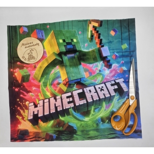 DOSTĘPNE Panel VELVET 45CMX45CM - MINECRAFT B0028