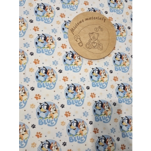 Singiel Jersey cyfrowy z elastanem - BLUEY KÓŁECZKA