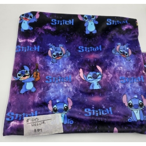 Welur drukowany elastyczny - STITCH KOSMOS 1M  #613