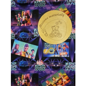 Dresowka drapana drukowana elastyczna - KPOP DEMON HUNTERS KOTEK