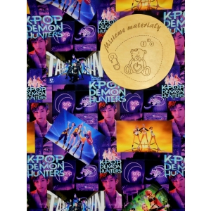 Dresowka petelka nadruk cyfrowy - KPOP DEMON HUNTERS GOLDEN