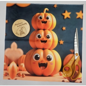 DOSTEPNE Panel VELVET 40CMx40CM - 3 MAŁE DYNIE