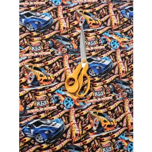 Dresowka petelka nadruk cyfrowy- AUTKA HOT WHEELS