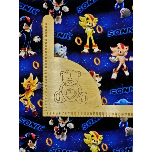 Dresowka petelka nadruk cyfrowy - SONIC GWIEZDNE NIEBO