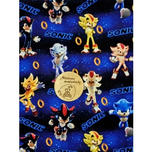 Dresowka petelka nadruk cyfrowy - SONIC GWIEZDNE NIEBO