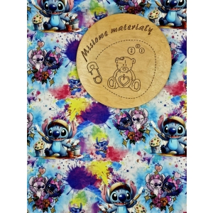 Singiel Jersey cyfrowy z elastanem - STITCH MALARZ