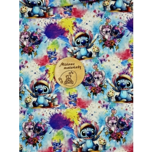 Singiel Jersey cyfrowy z elastanem - STITCH MALARZ