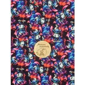 Dresowka pętelka nadruk cyfrowy - STITCH HIP-HOP