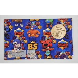 #411 Poliester wodoodporny- BRAWL STARS EL PRIMO 0.94M