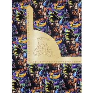 Dresowka pętelka nadruk cyfrowy - DRAGON BALL OCZY