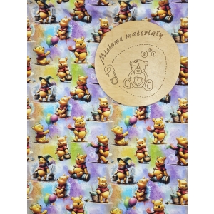 Dresowka pętelka nadruk cyfrowy - KUBUŚ PUCHATEK PRZYGODA