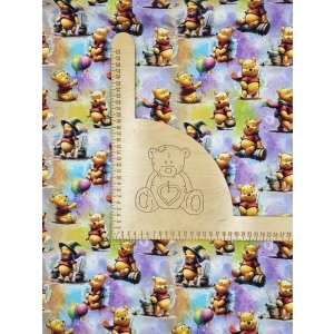 Dresowka pętelka nadruk cyfrowy - KUBUŚ PUCHATEK PRZYGODA