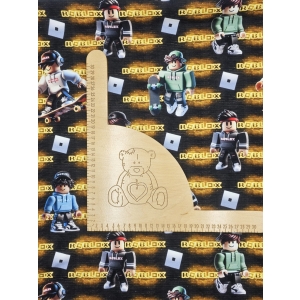 Dresowka pętelka nadruk cyfrowy - ROBLOX ŻÓŁTY