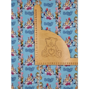 Dresowka pętelka nadruk cyfrowy - BLUEY URODZINY