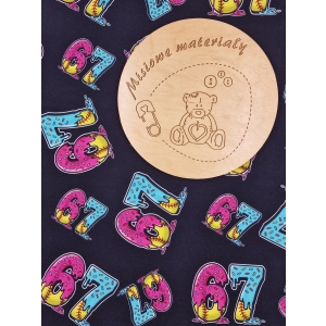 Dresowka pętelka nadruk cyfrowy - 67 POSYPKA