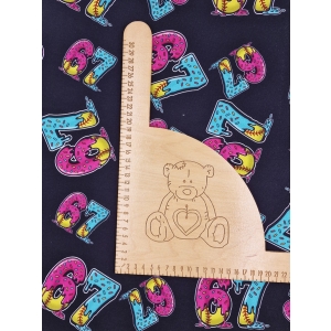 Dresowka pętelka nadruk cyfrowy - 67 POSYPKA