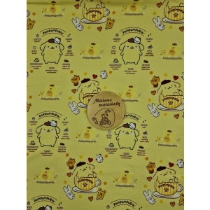 Dresówka pętelka nadruk cyfrowy - POMPOMPURIN