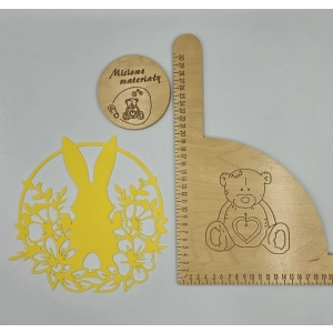 KRÓLIK Z KWIATAMI - ŻÓŁTY ( WARSZTATY)