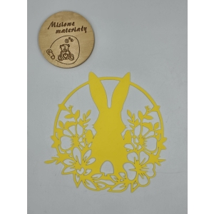 KRÓLIK Z KWIATAMI - ŻÓŁTY ( WARSZTATY)