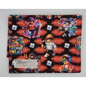 #752 Softshell drukowany - ROBLOX CZERWONY 1,5M