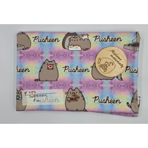 #783 Softshell drukowany  - PUSHEEN OMBRE 1M