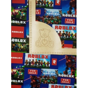 Singiel jersey cyfrowy z elastanem - ROBLOX KOMIKS