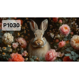 Panel poliester wodoodporny oxford na TORBĘ - KROLIK P10230  NA ZAMÓWIENIE