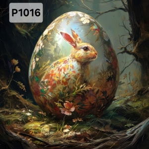 Panel poliester wodoodporny oxford na TORBĘ - KROLIK P1016  NA ZAMÓWIENIE