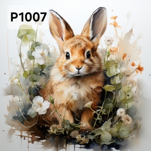 Panel poliester wodoodporny oxford na TORBĘ - KROLIK P1007   NA ZAMÓWIENIE