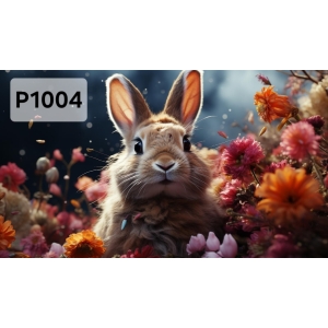 Panel poliester wodoodporny oxford na TORBĘ - KROLIK P1004   NA ZAMÓWIENIE