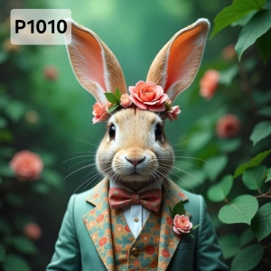 Panel poliester wodoodporny oxford na TORBĘ - KROLIK P1010  NA ZAMÓWIENIE