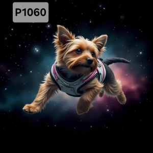 Panel poliester wodoodporny oxford na TORBĘ - PIES P1060  NA ZAMÓWIENIE