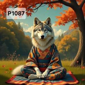 Panel poliester wodoodporny oxford na TORBĘ - PIES  P1087  NA ZAMÓWIENIE