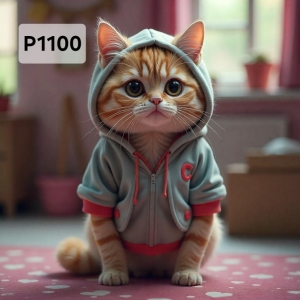 Panel poliester wodoodporny oxford na TORBĘ - KOT  P1100  NA ZAMÓWIENIE